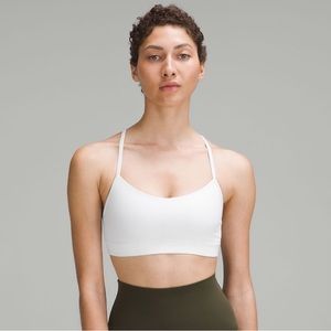 Lululemon Flow Y Bra White